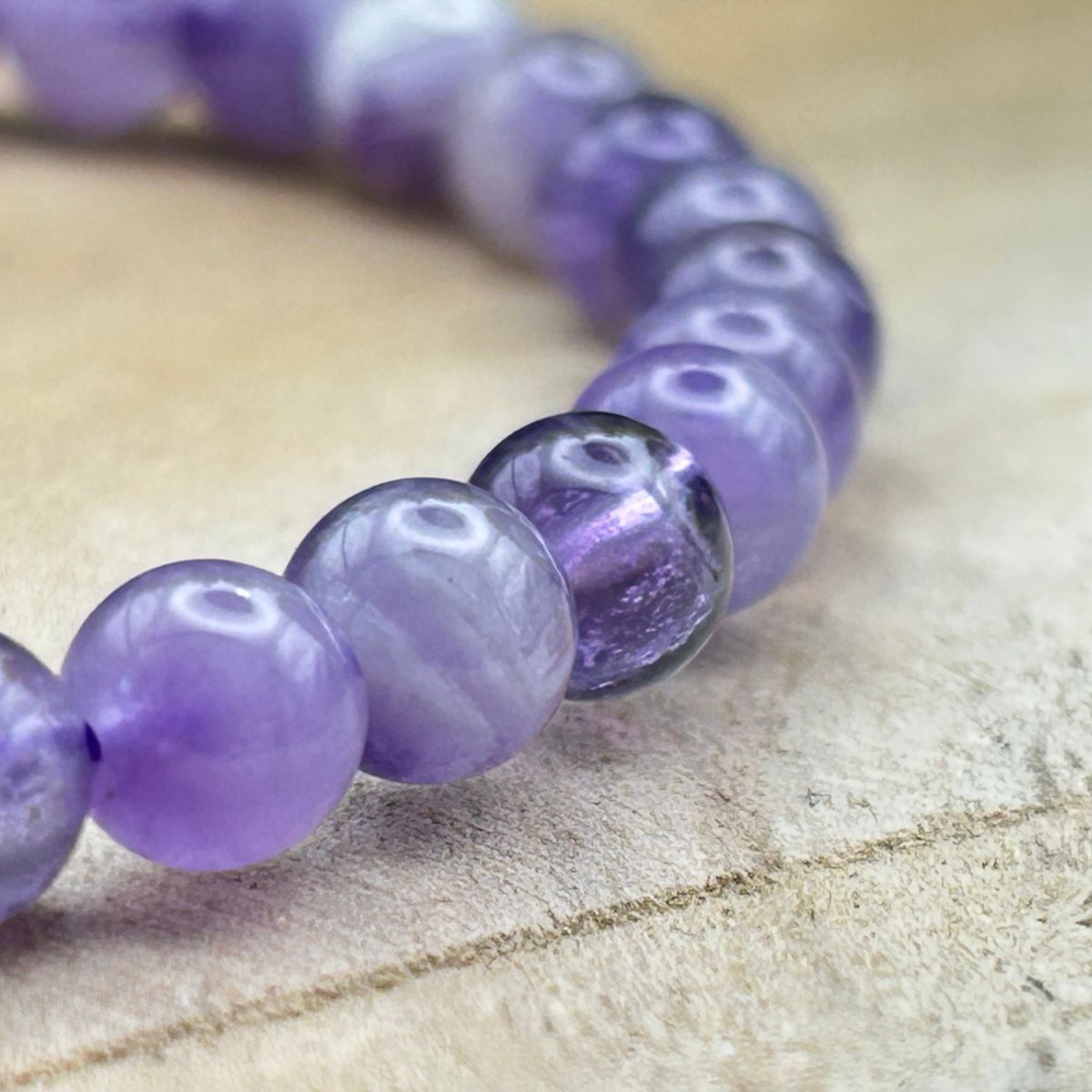 Bracelet 6mm - Amethyst