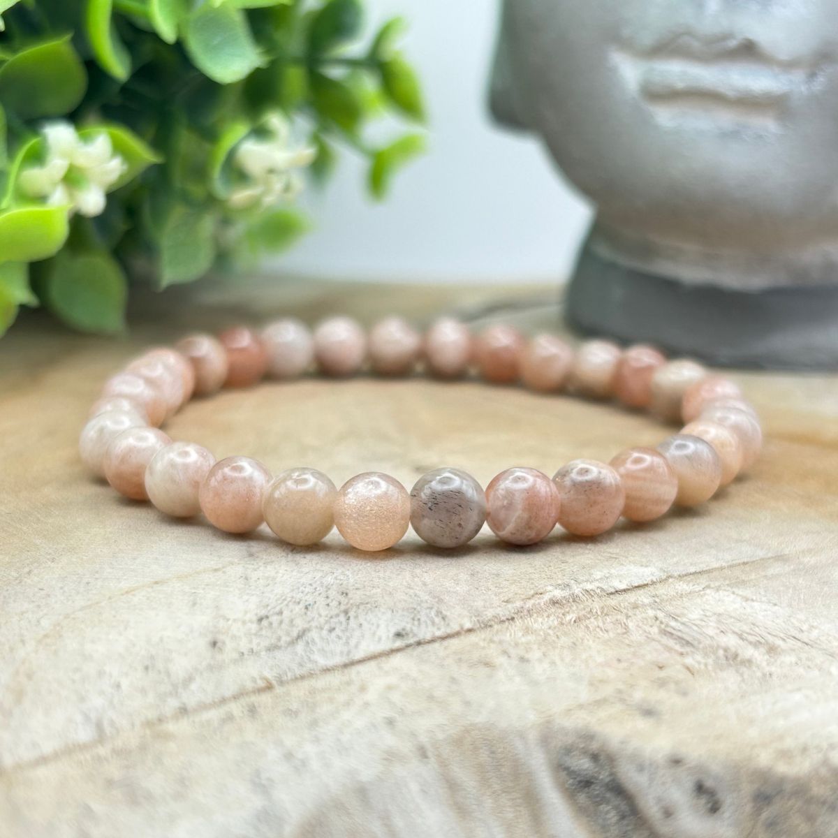 6mm Bracelet - Multicolored Moonstone