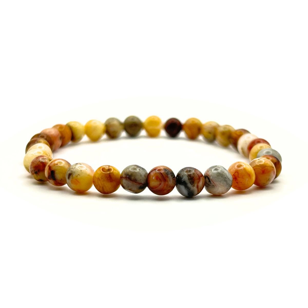 Bracelet 6mm - Agate Crazy Lace