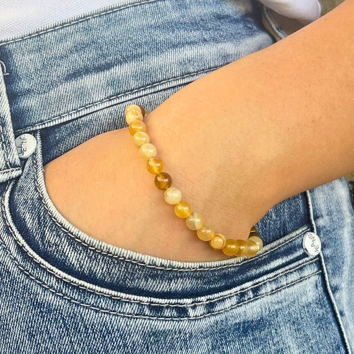 Bracelet 6mm - Agate Mix