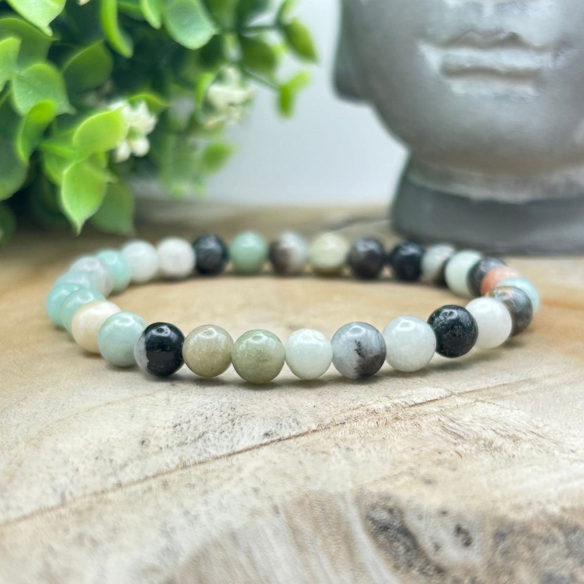 Bracelet 6mm - Amazonite Multicolore
