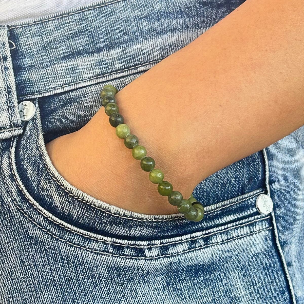 Bracelet 6mm - Jade du Canada