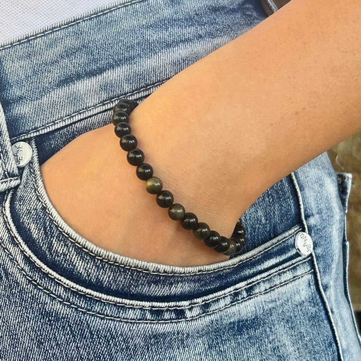 Bracelet 6mm - Œil de Faucon