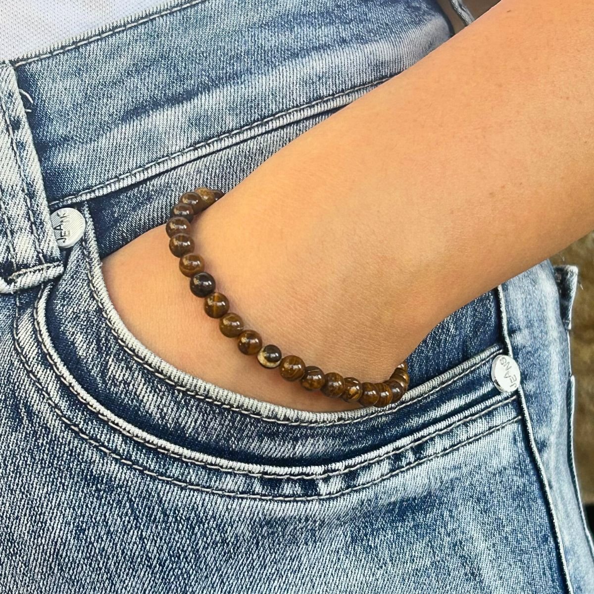 Bracelet 6mm - Opale Boulder