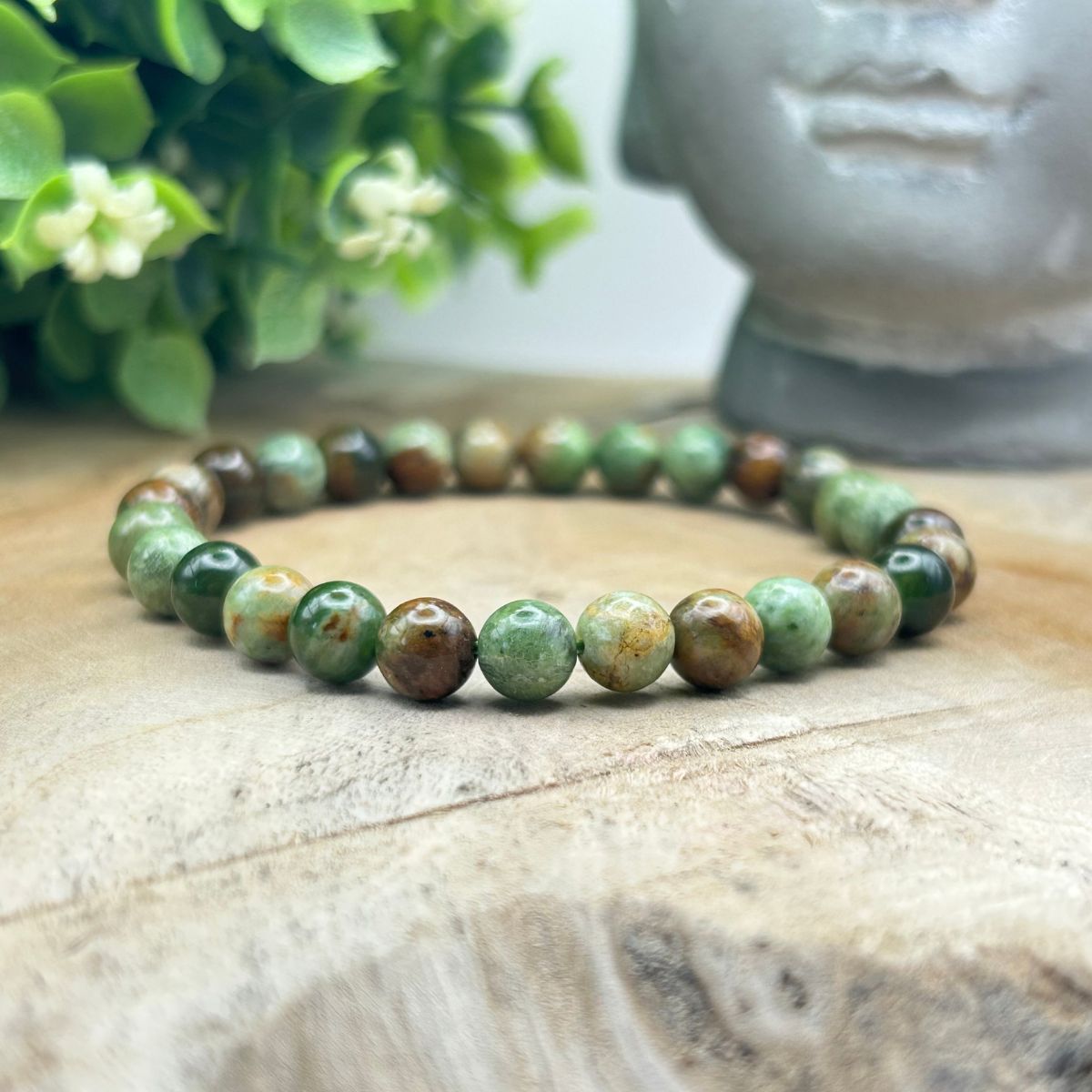 Bracelet 6mm - Opale Verte