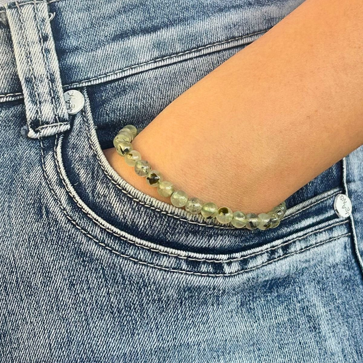 Bracelet 6mm - Prehnite