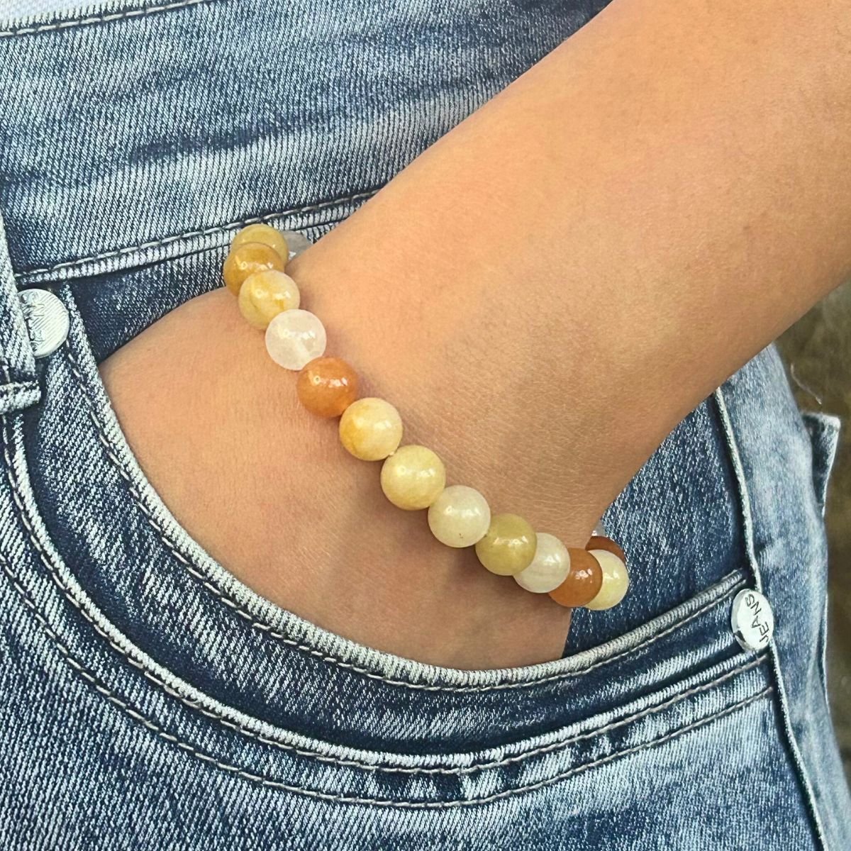 Bracelet 8mm - Jade Multicolore