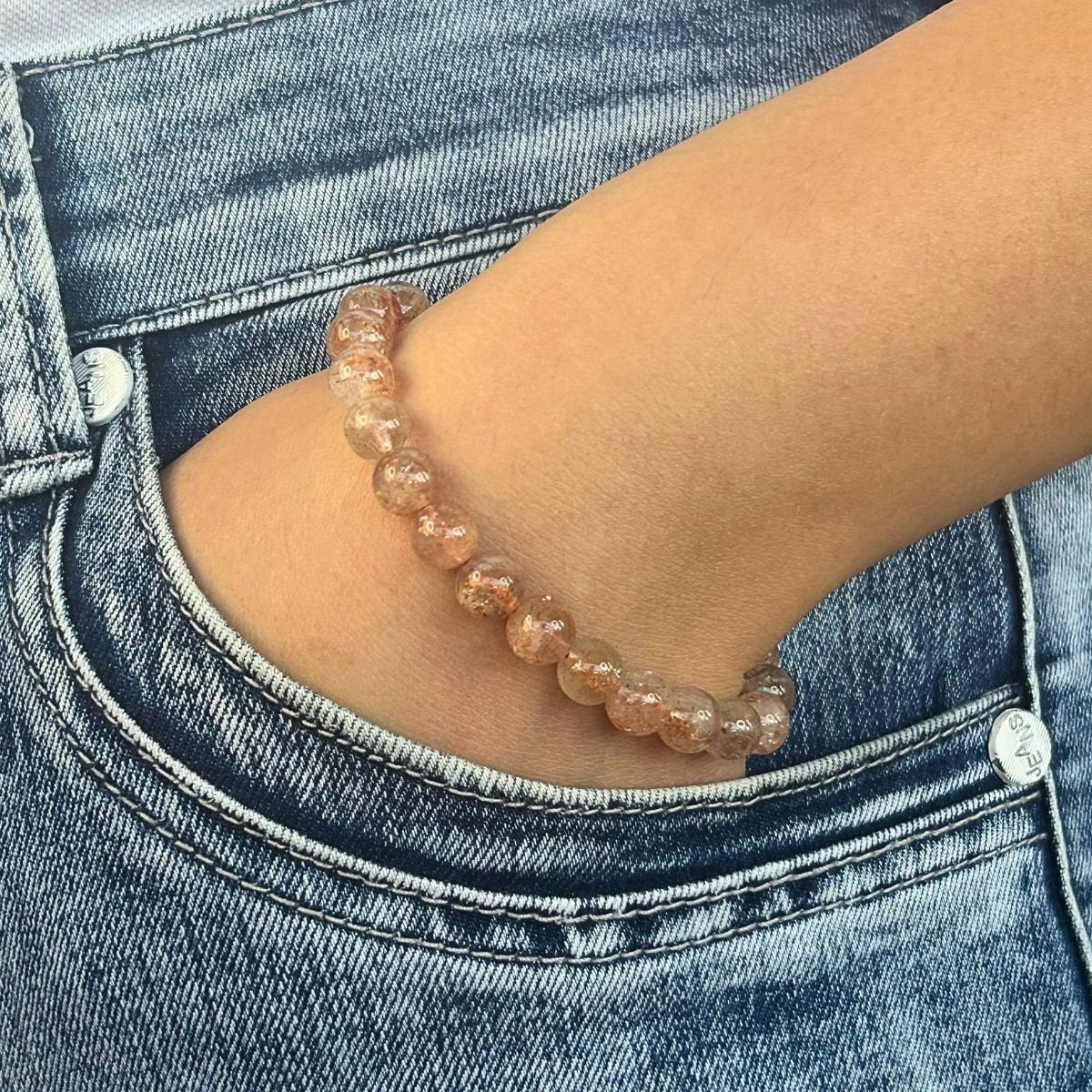 Bracelet 8mm - Pierre de Soleil