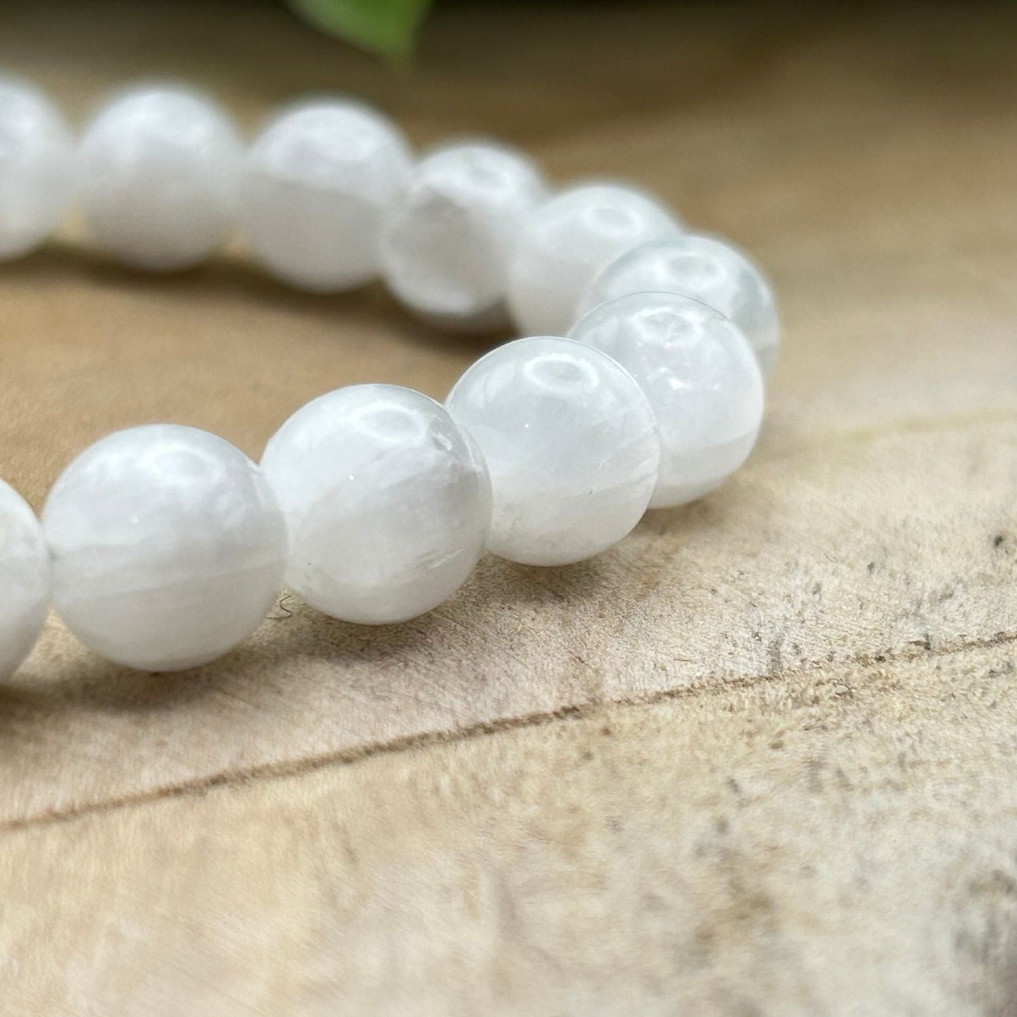 Bracelet 8mm - Sélénite AA