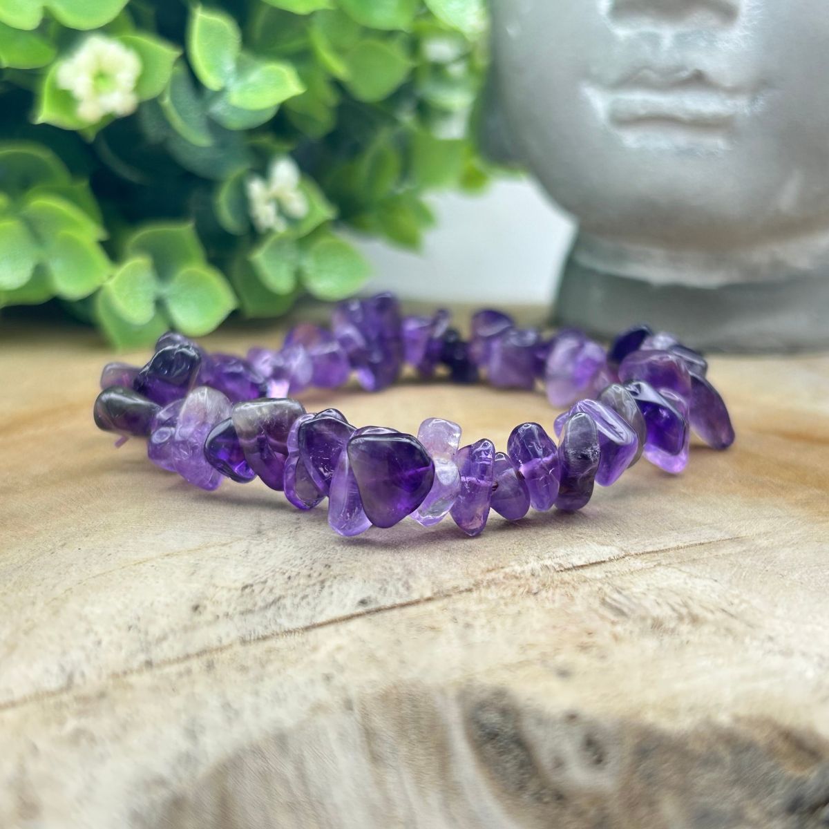 Bracelet chips - Améthyste