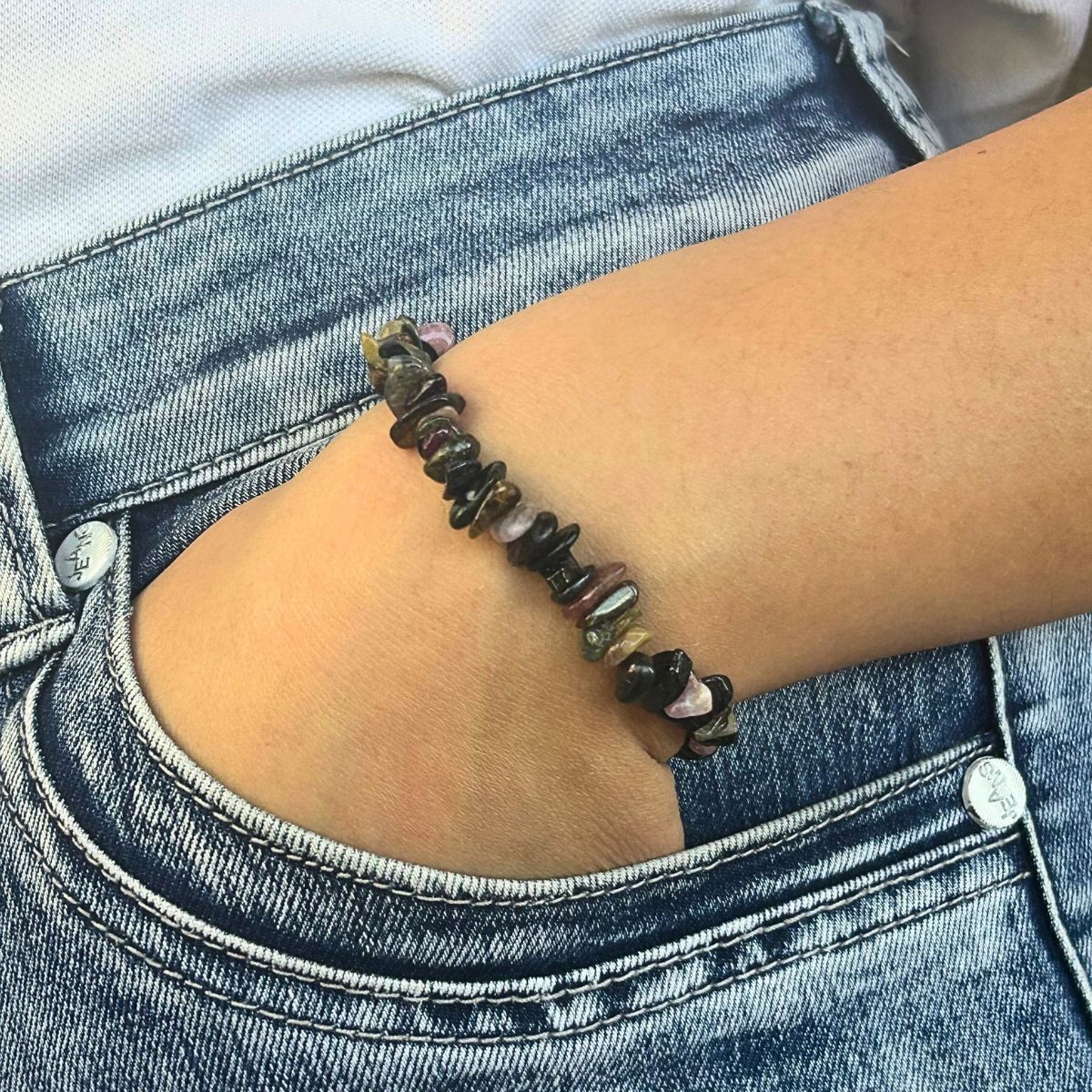 Bracelet chips - Tourmaline Multicolore