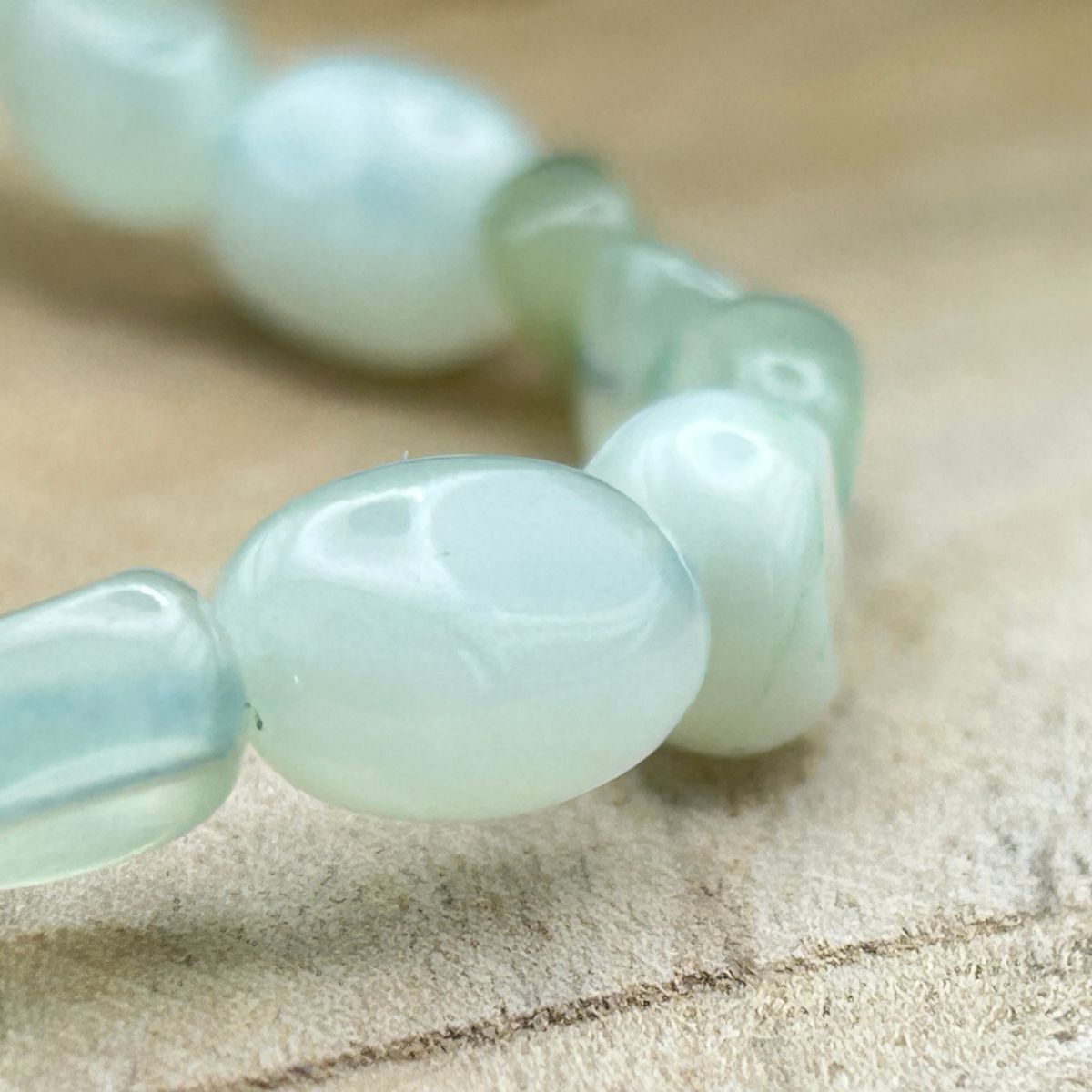 Bracelet Pierres Roulées - Jade de Chine