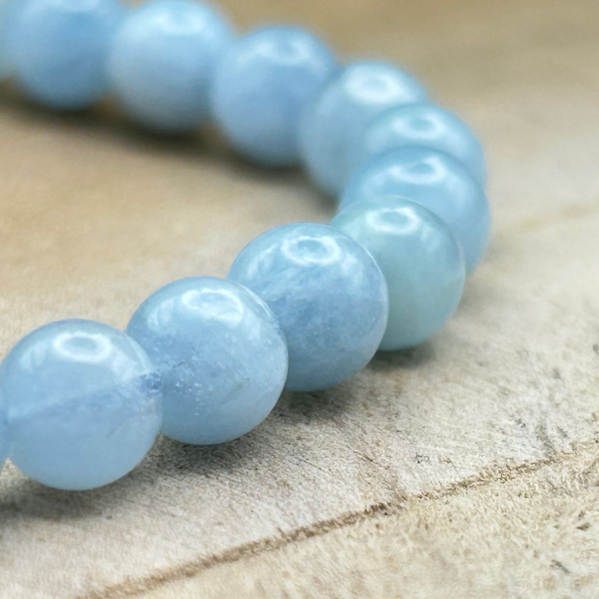 Bracelet 6mm - Aigue-Marine