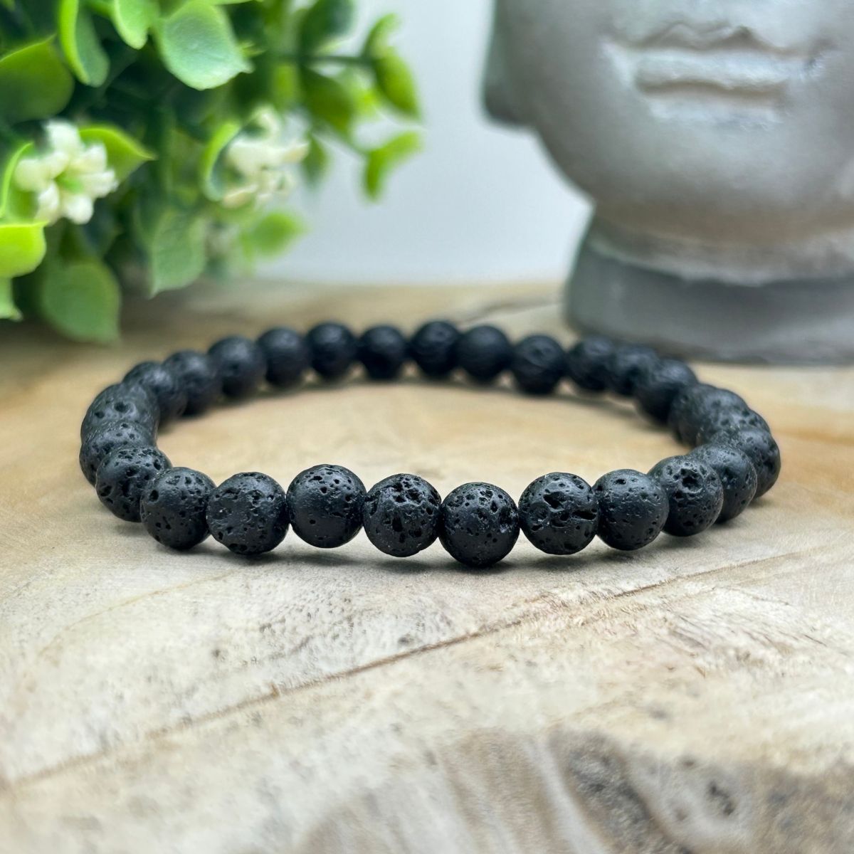Bracelet 6mm - Pierre de Lave