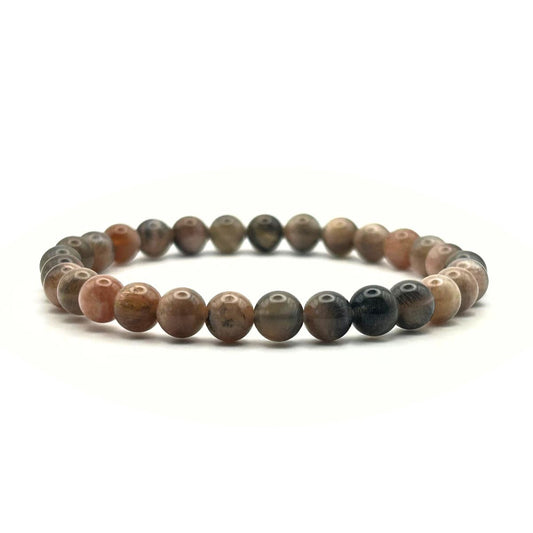 6mm Bracelet - Black Moonstone