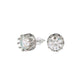 Boucles d'Oreilles Solitaire - Moissanite AA