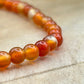 Bracelet 4mm - Cornaline