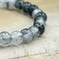 Bracelet 4mm - Cristal de Roche Tourmaline