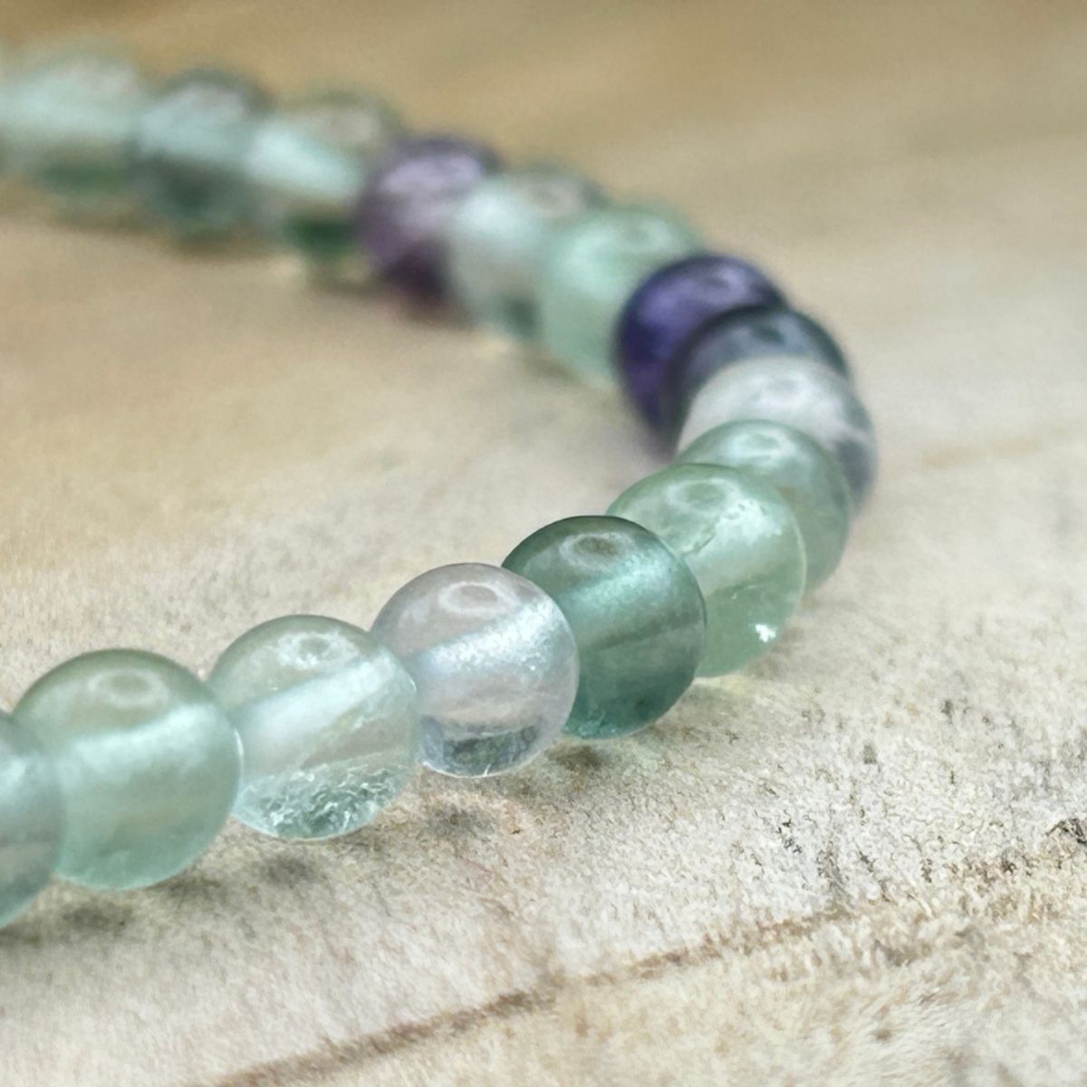 Bracelet 4mm - Fluorite Multicolore