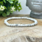 Bracelet 4mm - Howlite
