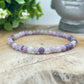 Bracelet 4mm - Lépidolite
