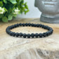 Bracelet 4mm - Pierre de Lave
