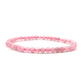 Bracelet 4mm - Quartz Rose