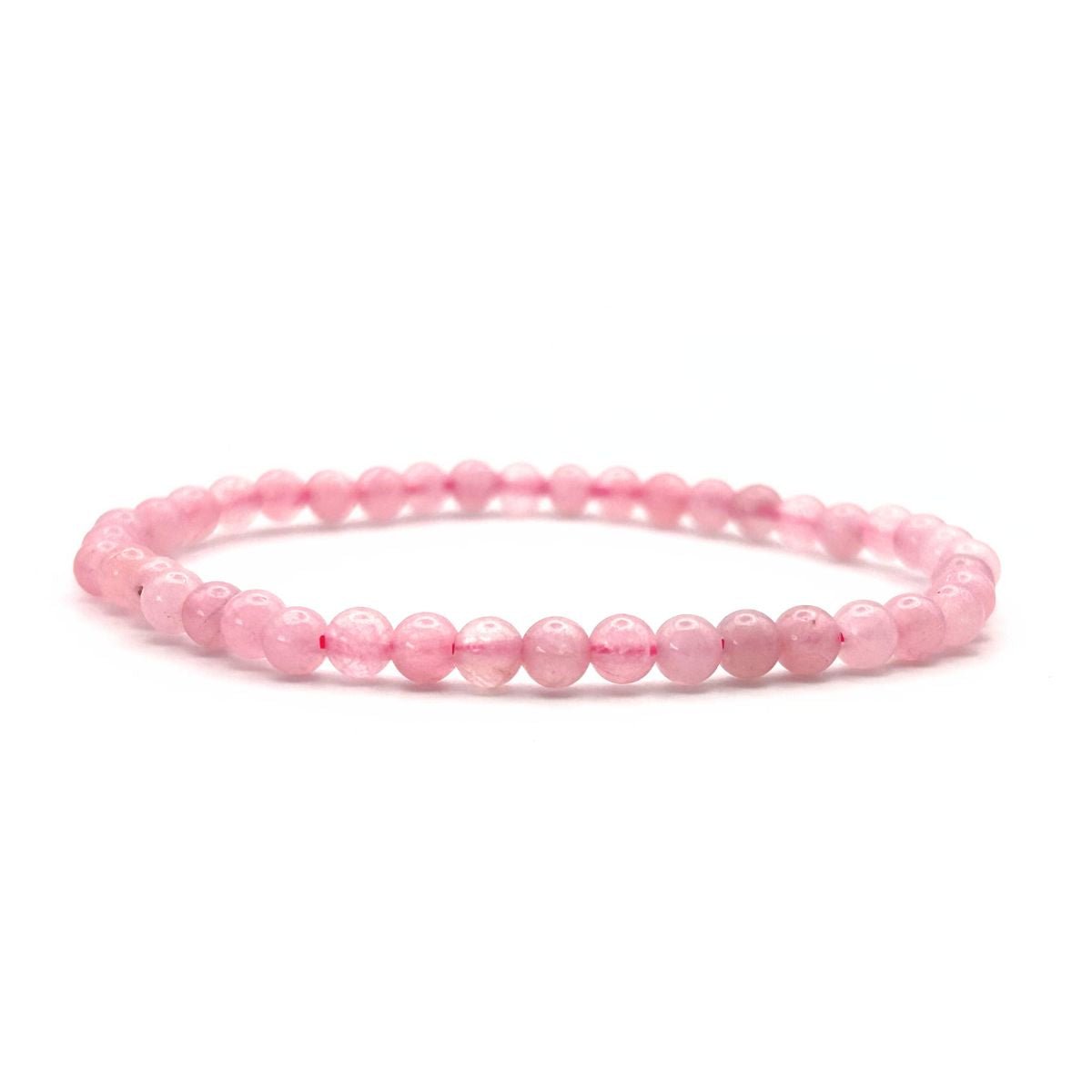 Bracelet 4mm - Quartz Rose