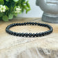 Bracelet 4mm - Tourmaline Noire