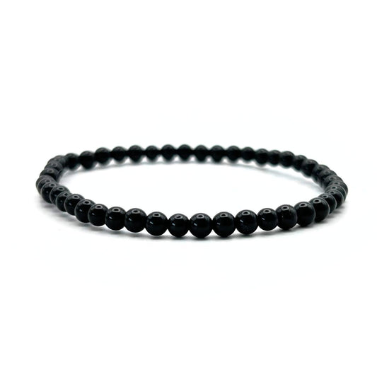 Bracelet 4mm - Tourmaline Noire