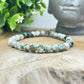 Bracelet 6mm - Agate Arbre