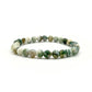 Bracelet 6mm - Agate Arbre