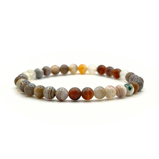 Bracelet 6mm - Agate Botswana AA