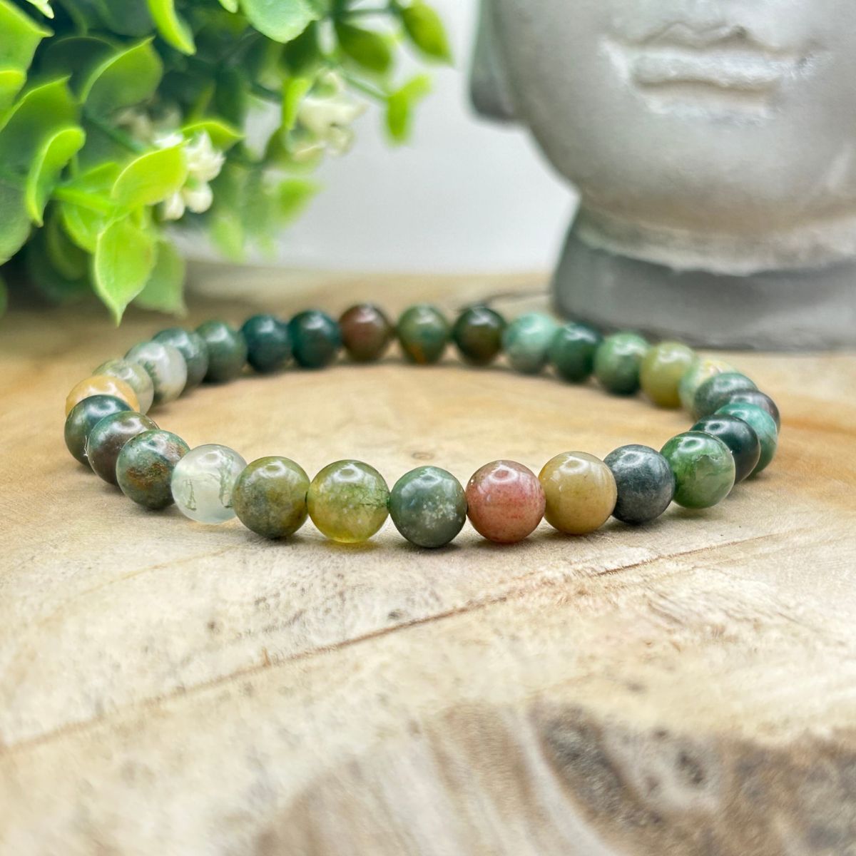 Bracelet 6mm - Agate Indienne