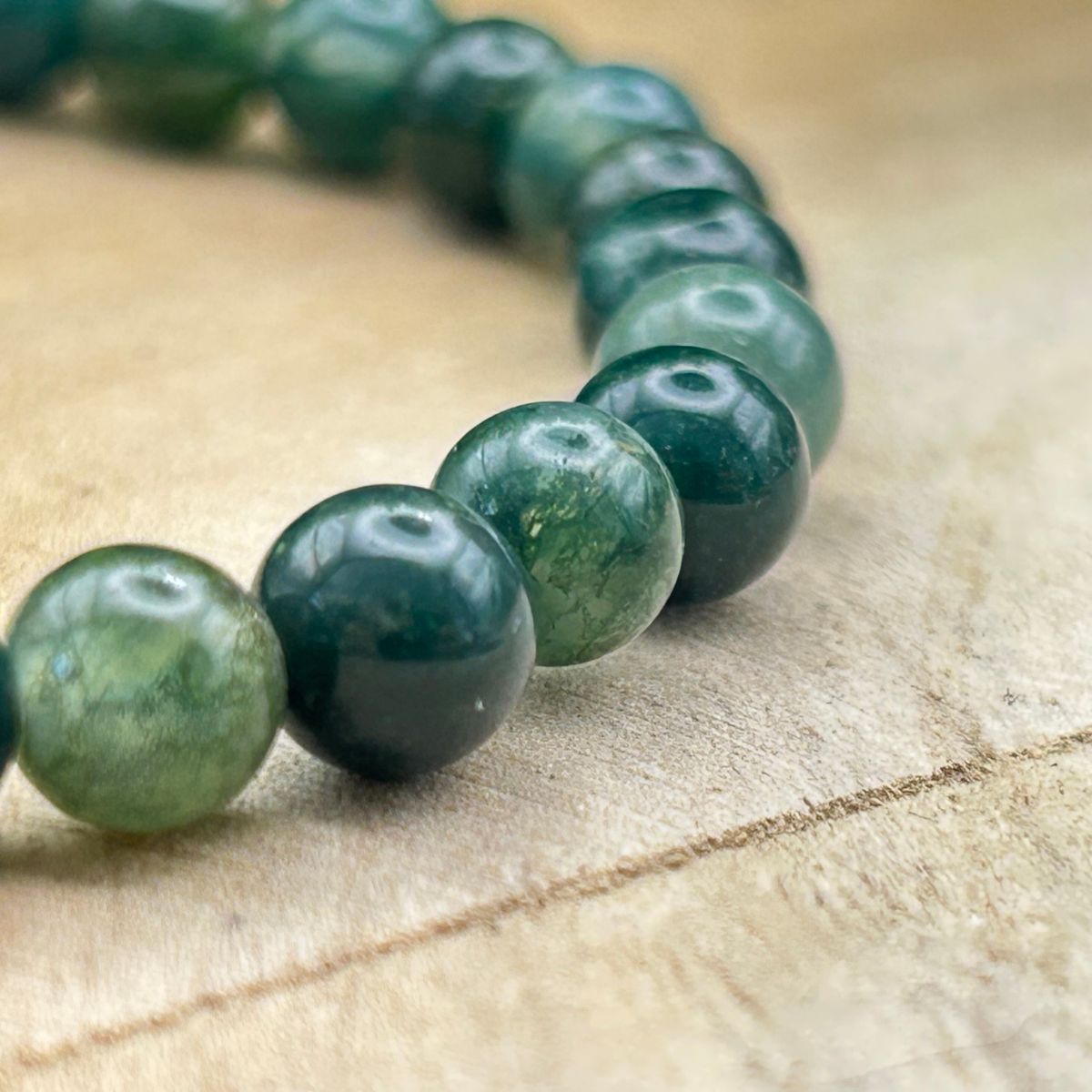 Bracelet 6mm - Agate Mousse