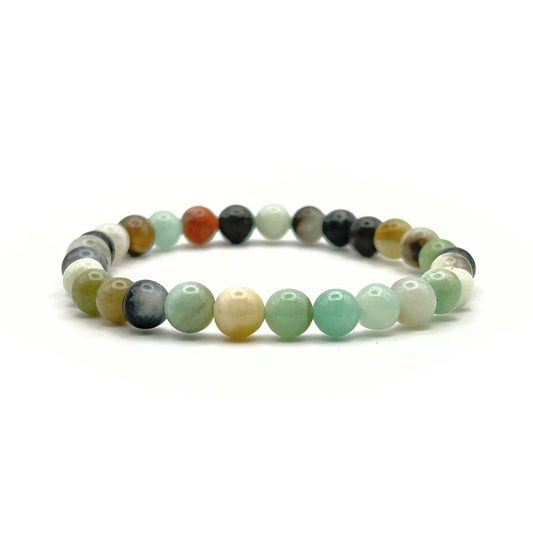 Bracelet 6mm - Amazonite Multicolore