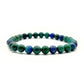Bracelet 6mm - Azurite & Malachite