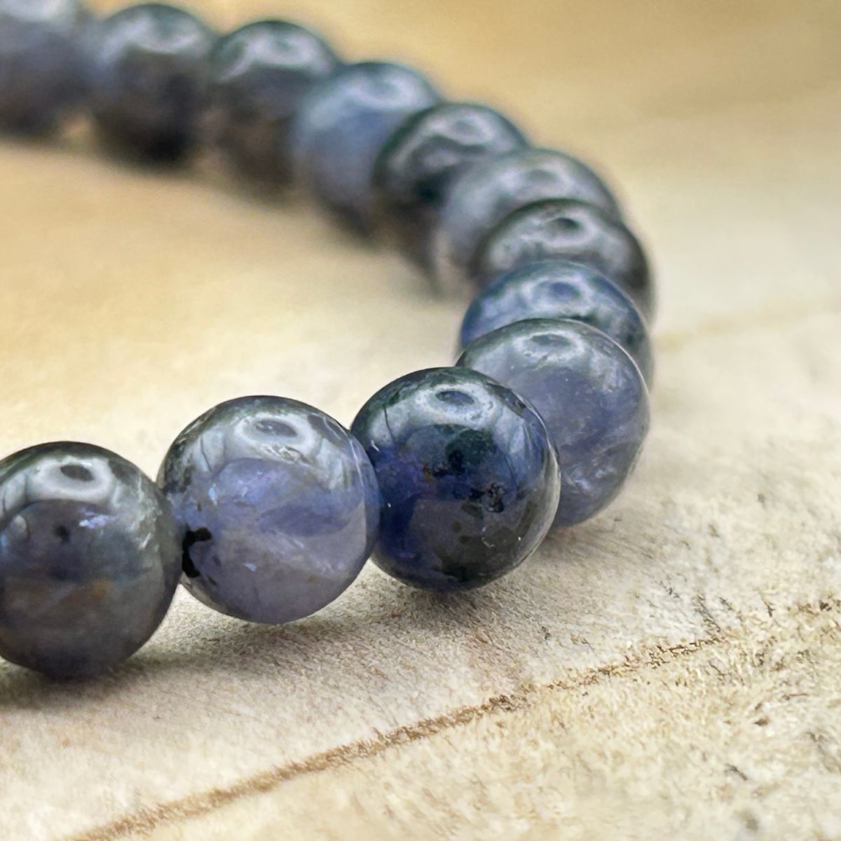 Bracelet 6mm - Cordièrite Lolite
