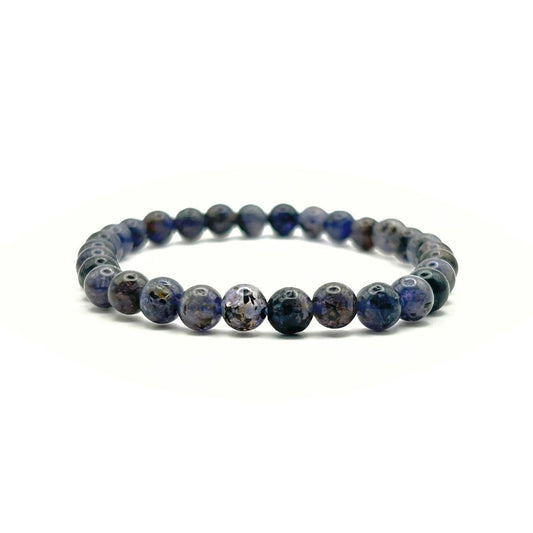 Bracelet 6mm - Cordièrite Lolite