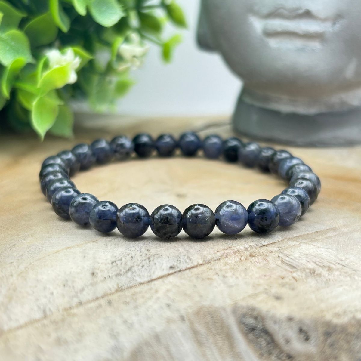 Bracelet 6mm - Cordièrite Lolite