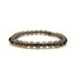 Bracelet 6mm - Cristal de Roche Fumé