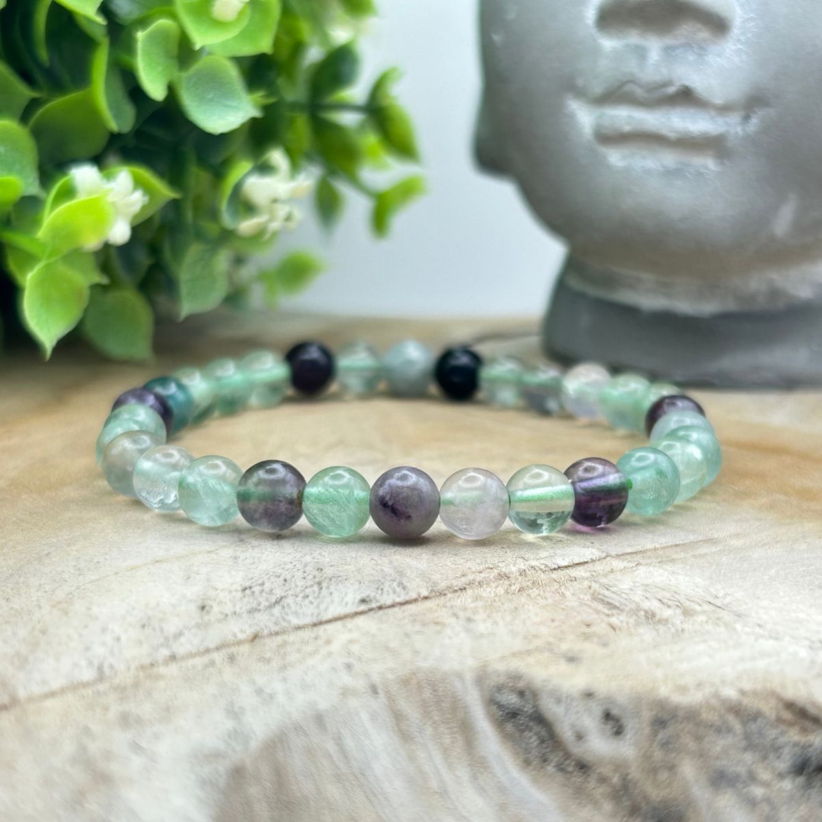Bracelet 6mm - Fluorite Multicolore