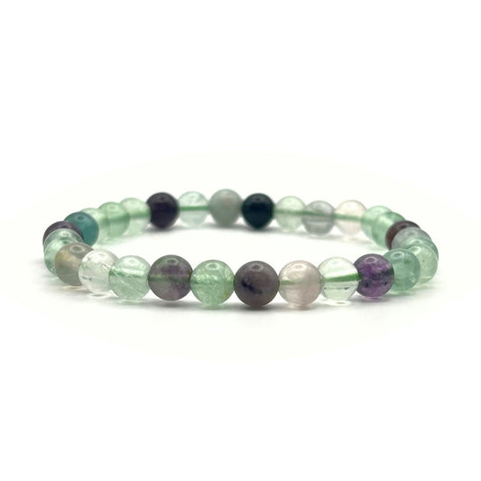 Bracelet 6mm - Fluorite Multicolore