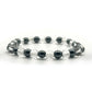 Bracelet 6mm - Hématite & Cristal de Roche