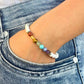 Bracelet 6mm - Howlite 7 Chakras