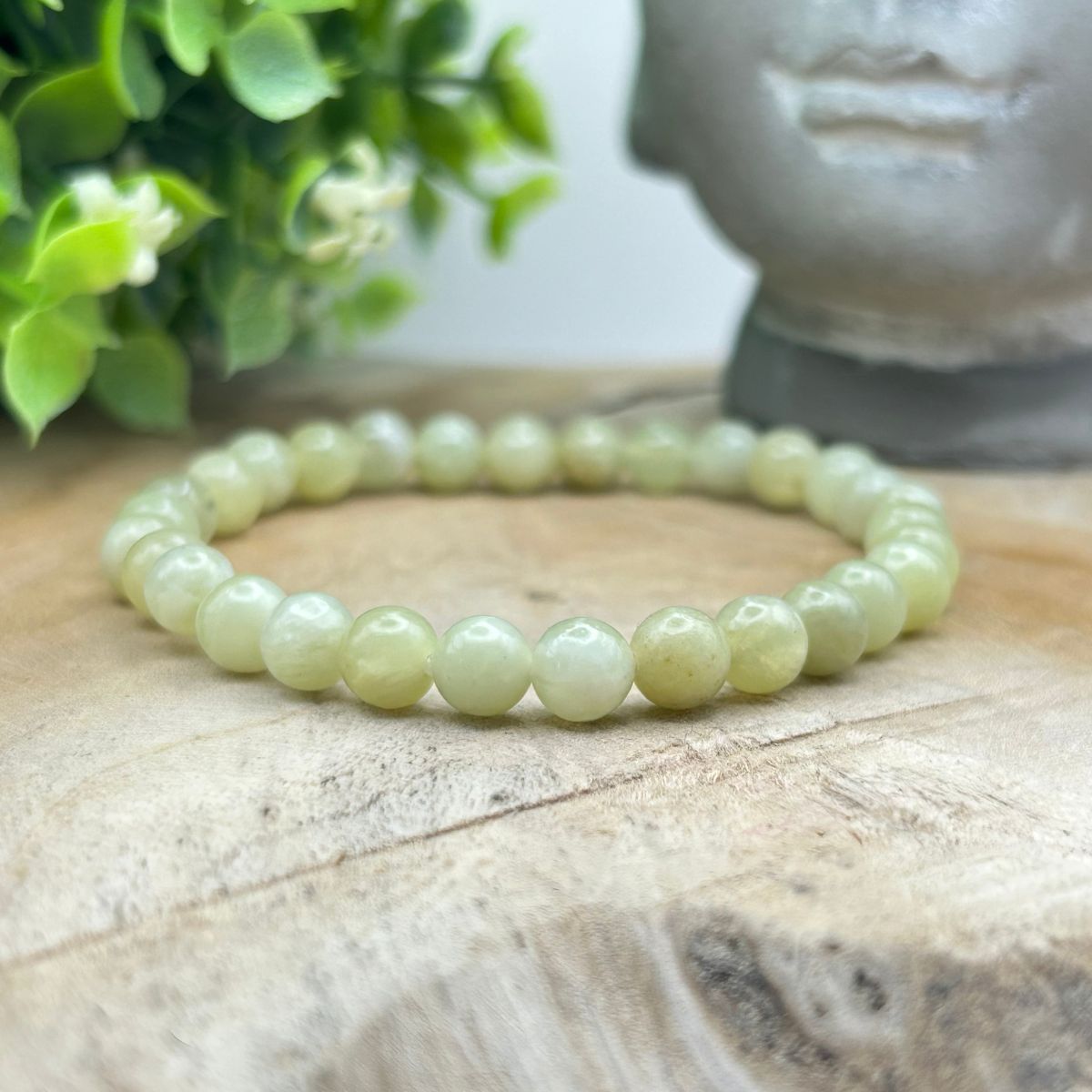 Bracelet 6mm - Jade de Chine
