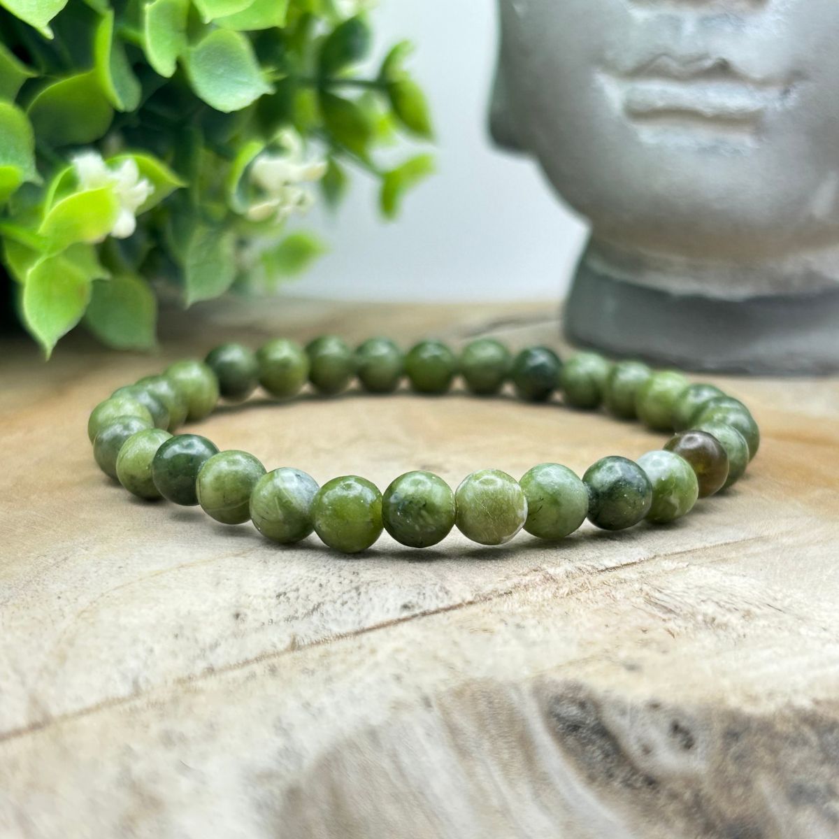 Bracelet 6mm - Jade Nephrite