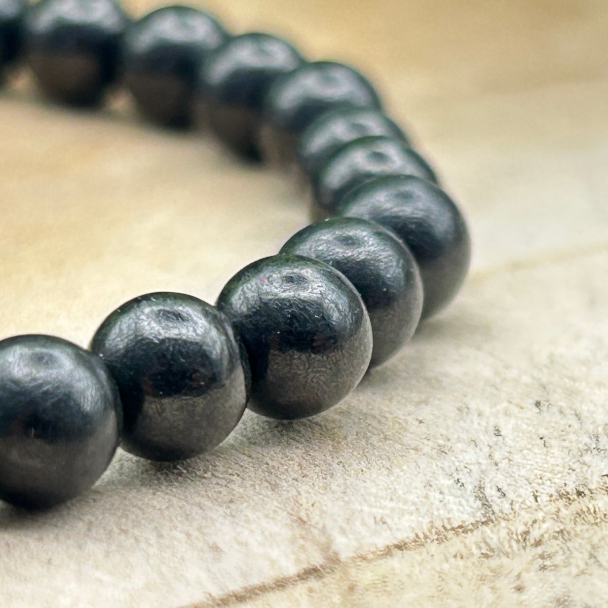 Bracelet 6mm - Jais