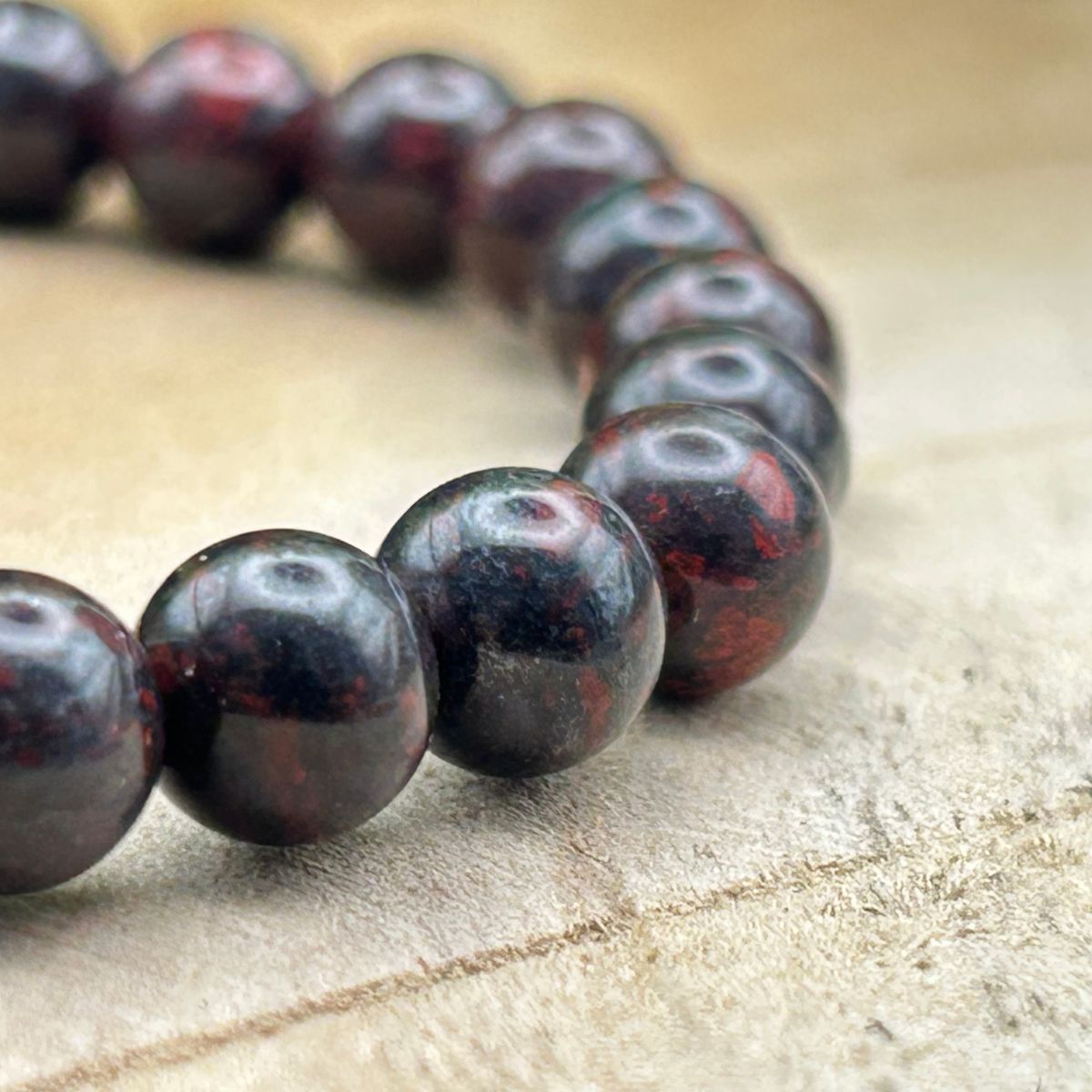 Bracelet 6mm - Jaspe Breschia