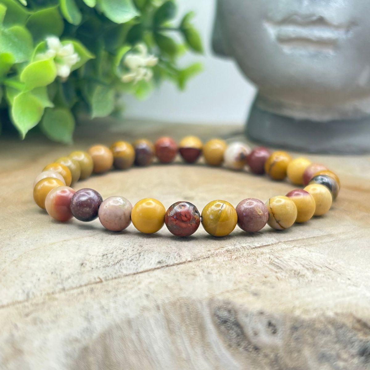 Bracelet 6mm - Jaspe Mokaite